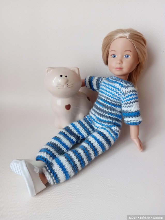 Полосатой настроение — Одежда и обувь для кукол своими руками: фото (фото 4)