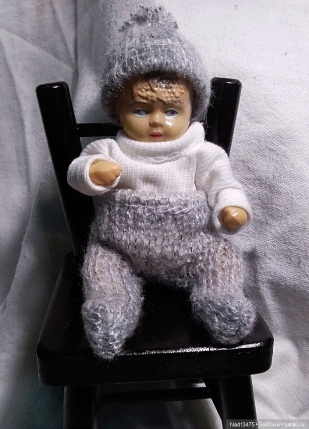 Проба "пера" — Реставрация и преображение кукол: ремонт (фото 6)