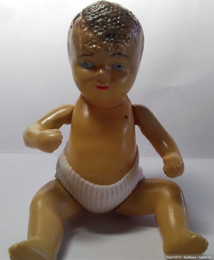 Проба "пера" — Реставрация и преображение кукол: ремонт (фото 3)