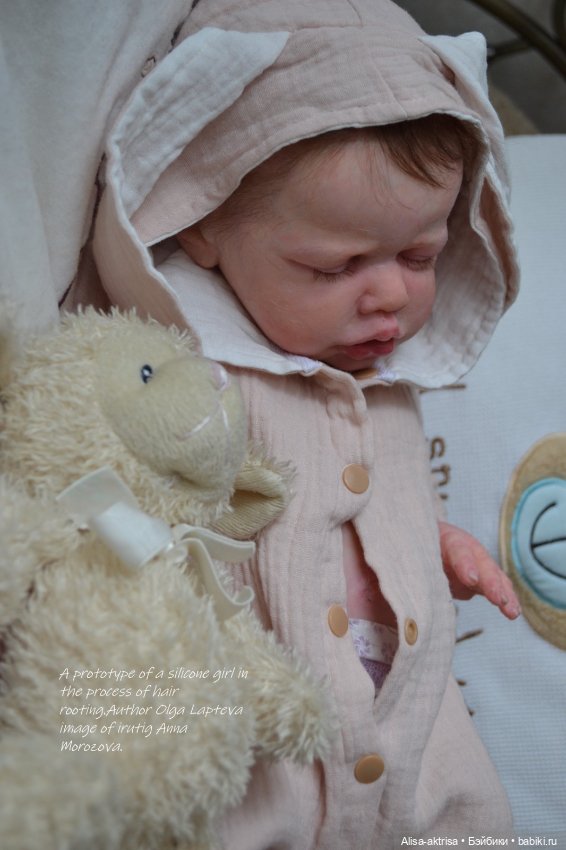 Силиконовая девочка Катарина.Прототип, скульптор Ольга Лаптева, рутинг волос и фото Анны Морозовой