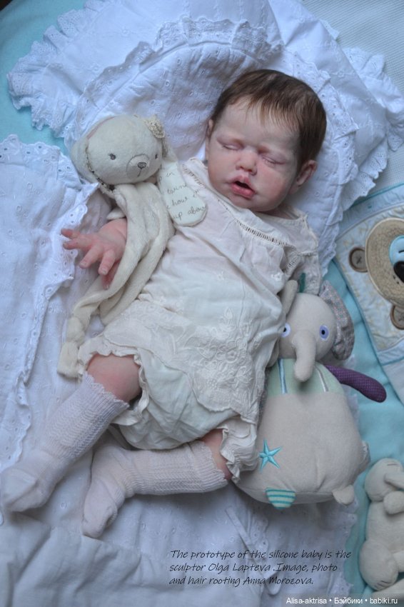 Силиконовая девочка Катарина.Прототип, скульптор Ольга Лаптева, рутинг волос и фото Анны Морозовой (фото 5)