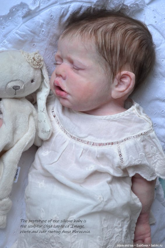 Силиконовая девочка Катарина.Прототип, скульптор Ольга Лаптева, рутинг волос и фото Анны Морозовой (фото 4)