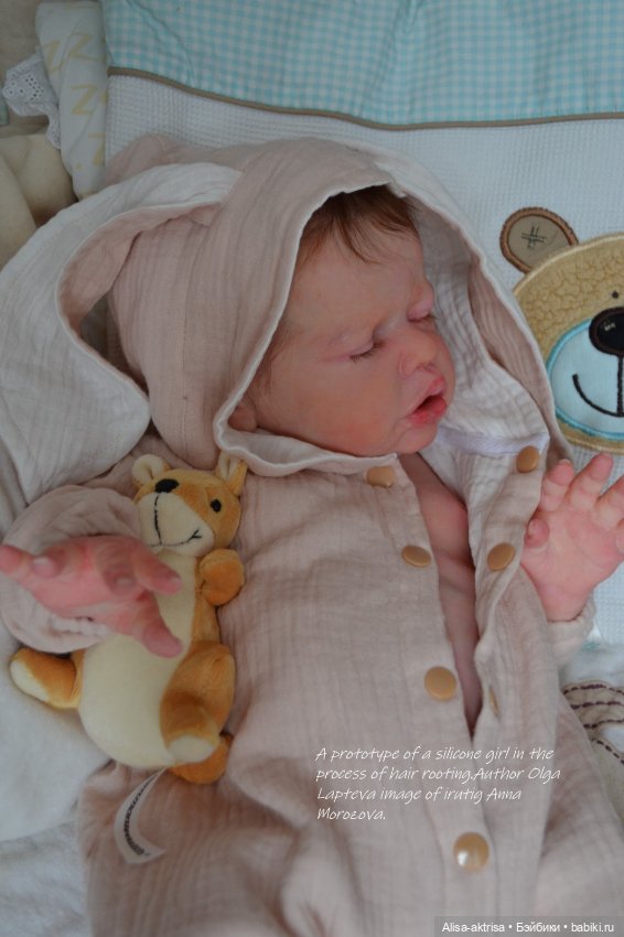 Силиконовая девочка Катарина.Прототип, скульптор Ольга Лаптева, рутинг волос и фото Анны Морозовой