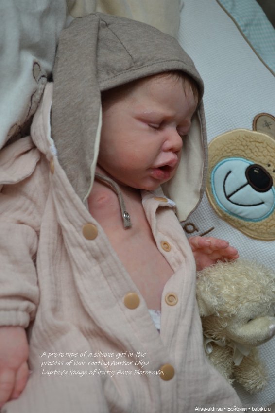 Силиконовая девочка Катарина.Прототип, скульптор Ольга Лаптева, рутинг волос и фото Анны Морозовой