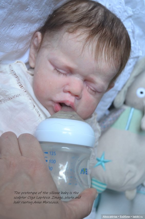 Силиконовая девочка Катарина.Прототип, скульптор Ольга Лаптева, рутинг волос и фото Анны Морозовой (фото 6)