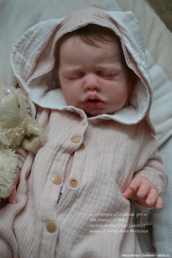Силиконовая девочка Катарина.Прототип, скульптор Ольга Лаптева, рутинг волос и фото Анны Морозовой