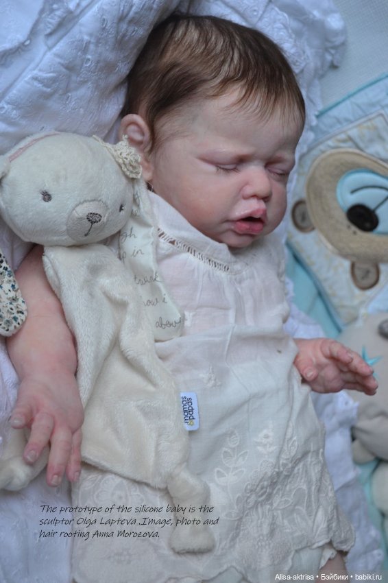 Силиконовая девочка Катарина.Прототип, скульптор Ольга Лаптева, рутинг волос и фото Анны Морозовой (фото 2)
