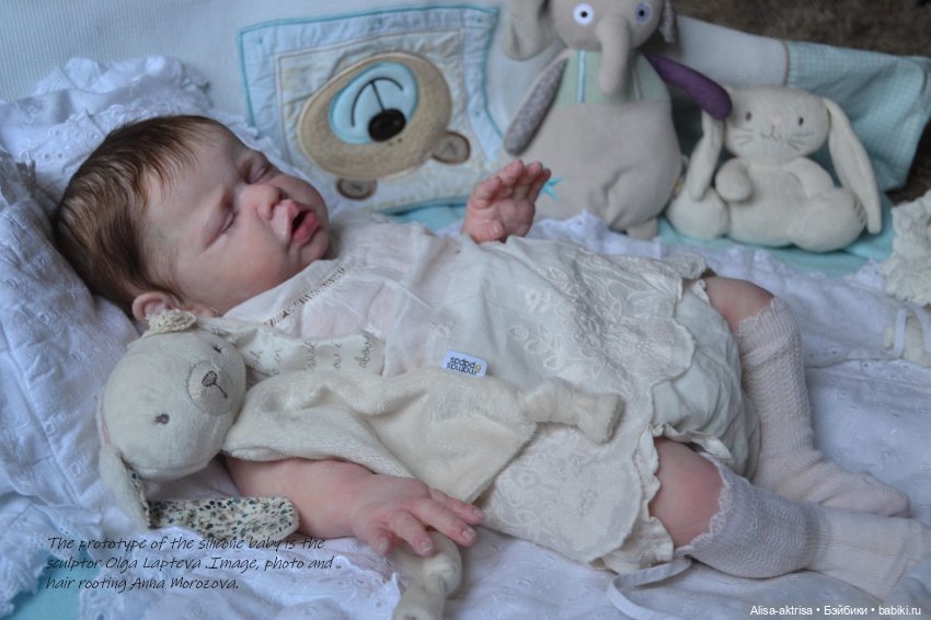 Силиконовая девочка Катарина.Прототип, скульптор Ольга Лаптева, рутинг волос и фото Анны Морозовой (фото 3)