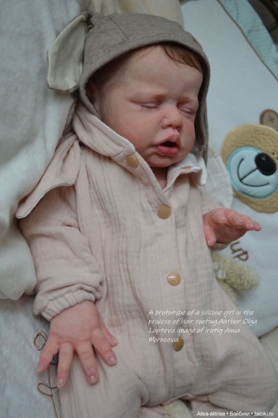 Силиконовая девочка Катарина.Прототип, скульптор Ольга Лаптева, рутинг волос и фото Анны Морозовой