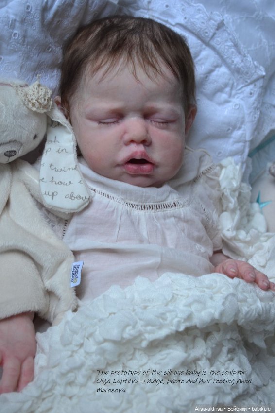 Силиконовая девочка Катарина.Прототип, скульптор Ольга Лаптева, рутинг волос и фото Анны Морозовой