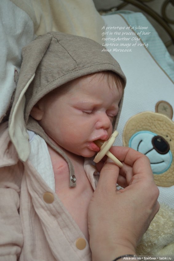Силиконовая девочка Катарина.Прототип, скульптор Ольга Лаптева, рутинг волос и фото Анны Морозовой