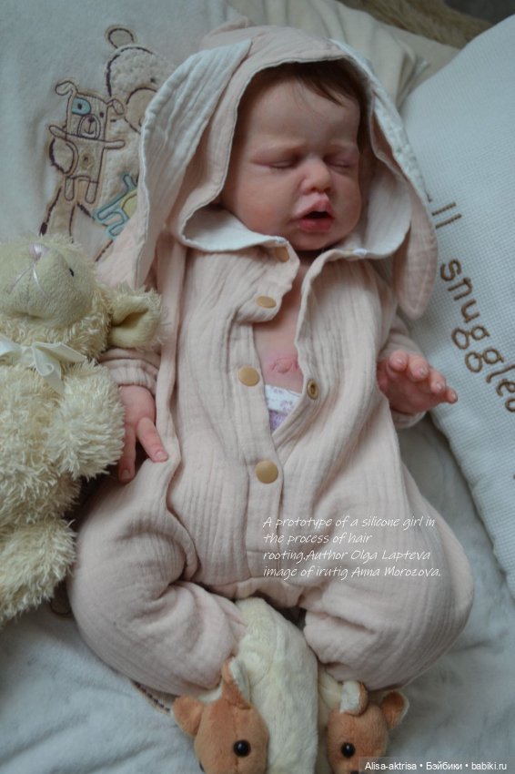 Силиконовая девочка Катарина.Прототип, скульптор Ольга Лаптева, рутинг волос и фото Анны Морозовой