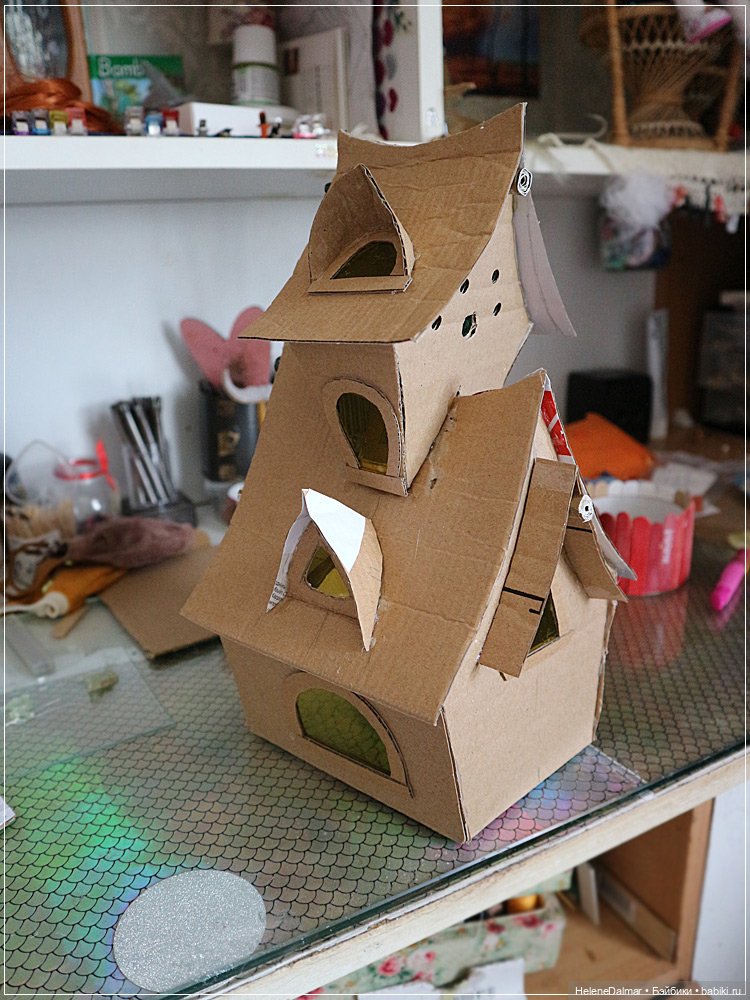 Домик для феечек - из того, что под руку попало (фото 3)