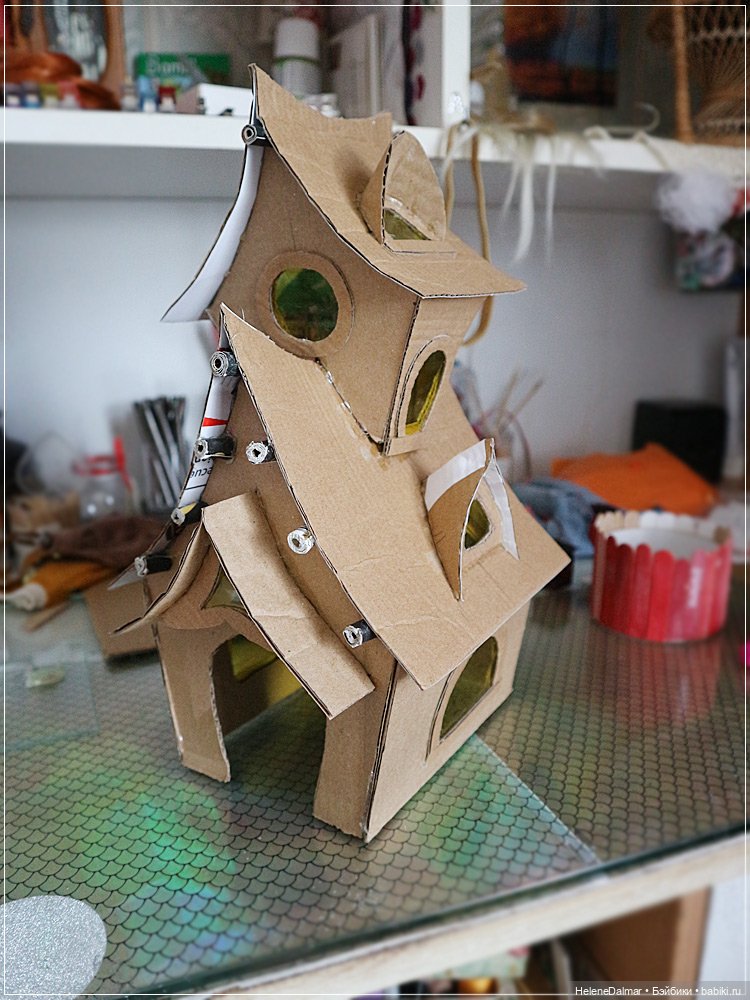Домик для феечек - из того, что под руку попало (фото 2)