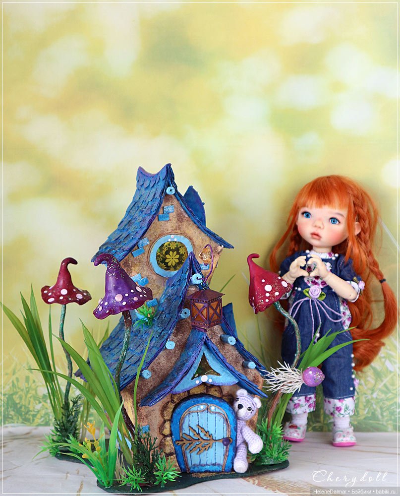 Домик для феечек - из того, что под руку попало