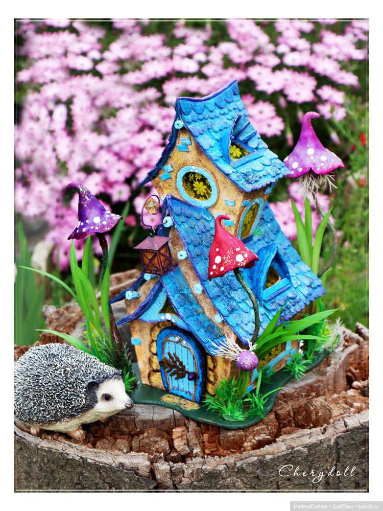 Домик для феечек - из того, что под руку попало