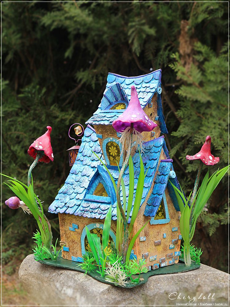 Домик для феечек - из того, что под руку попало