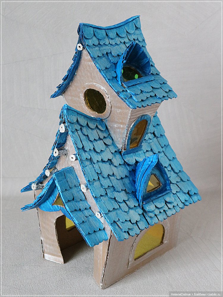 Домик для феечек - из того, что под руку попало (фото 8)