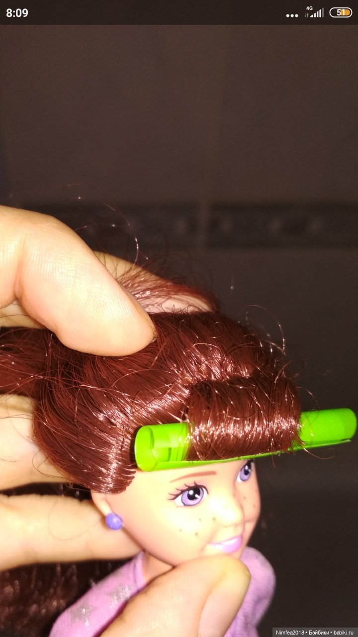 Укладка челки Барби — Куклы Barbie (Барби): Looks (фото 4)