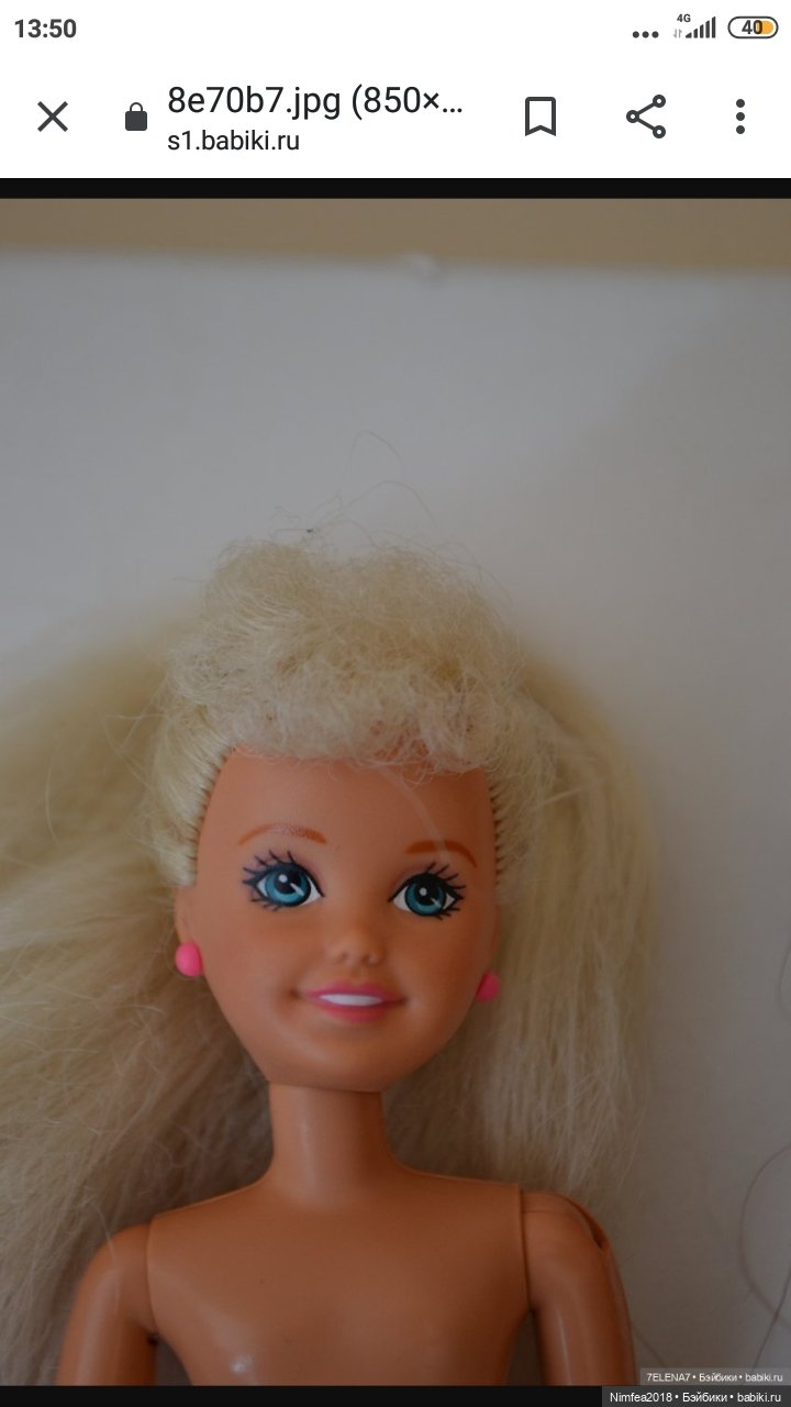 Как перепрошить волосы кукле Барби
