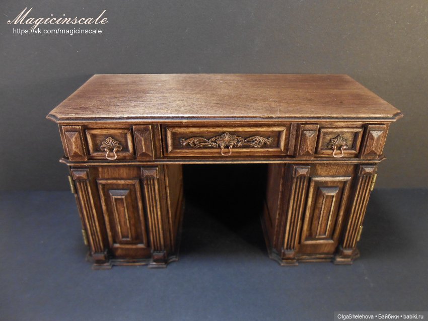 Кабинет в стиле 19 века — Мебель для кукол и домиков: фото