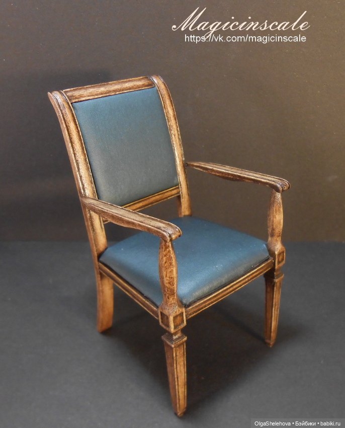 Кабинет в стиле 19 века — Мебель для кукол и домиков: фото