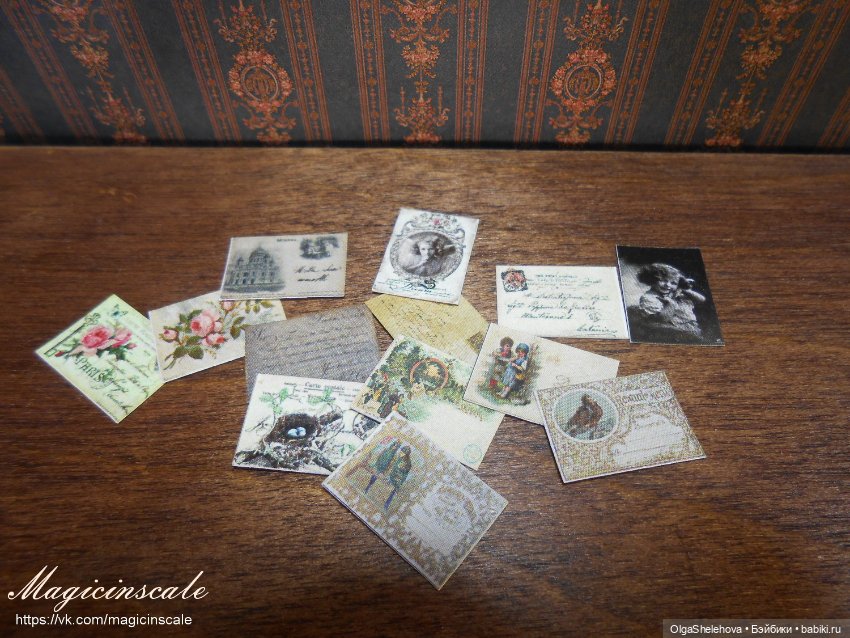 Кабинет в стиле 19 века — Мебель для кукол и домиков: фото