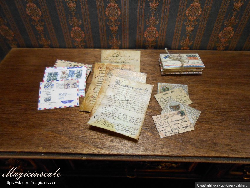 Кабинет в стиле 19 века — Мебель для кукол и домиков: фото (фото 10)