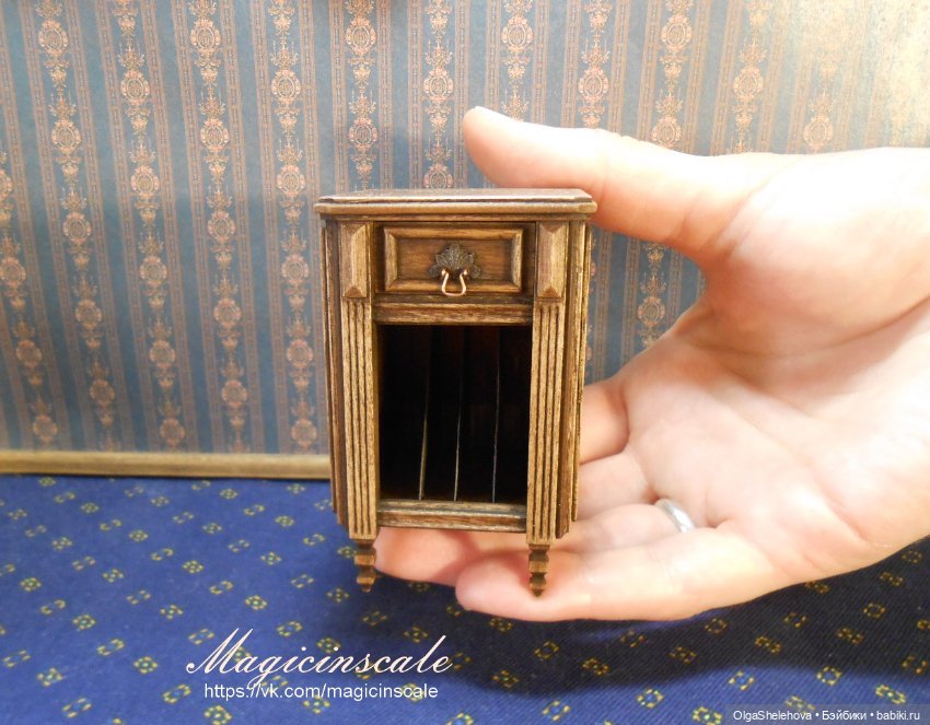 Кабинет в стиле 19 века — Мебель для кукол и домиков: фото