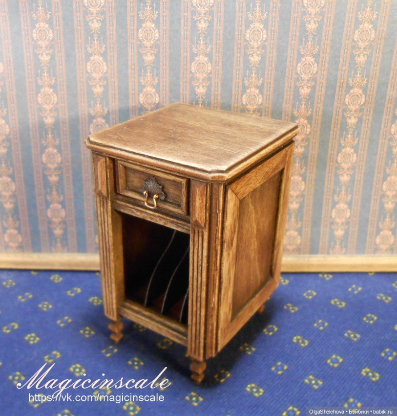 Кабинет в стиле 19 века — Мебель для кукол и домиков: фото