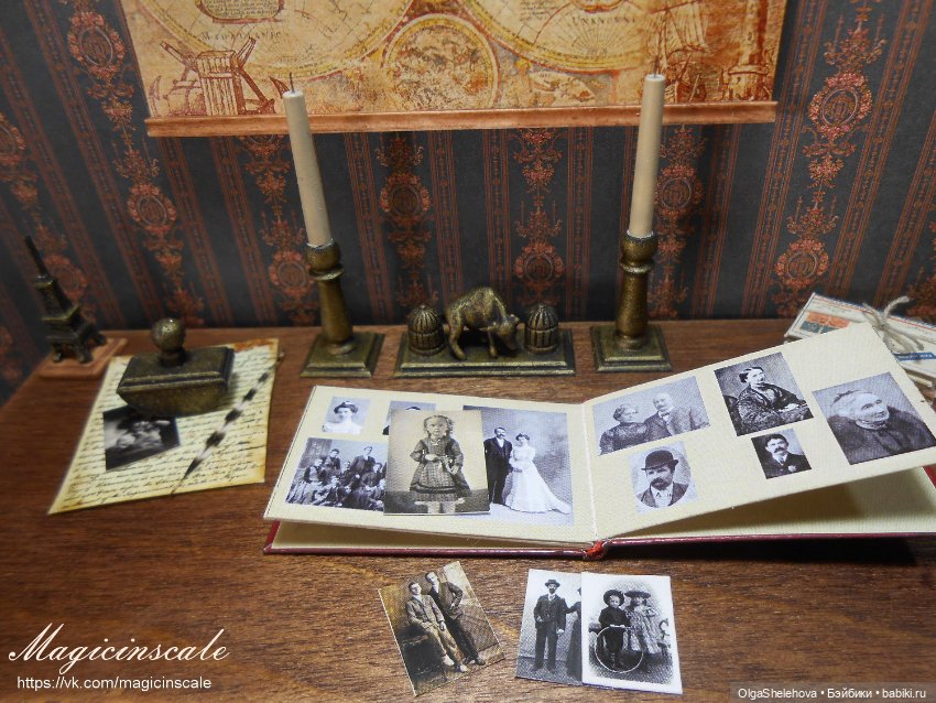 Кабинет в стиле 19 века — Мебель для кукол и домиков: фото (фото 8)