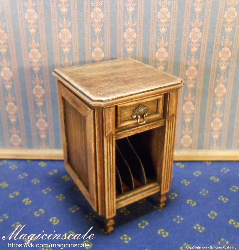 Кабинет в стиле 19 века — Мебель для кукол и домиков: фото