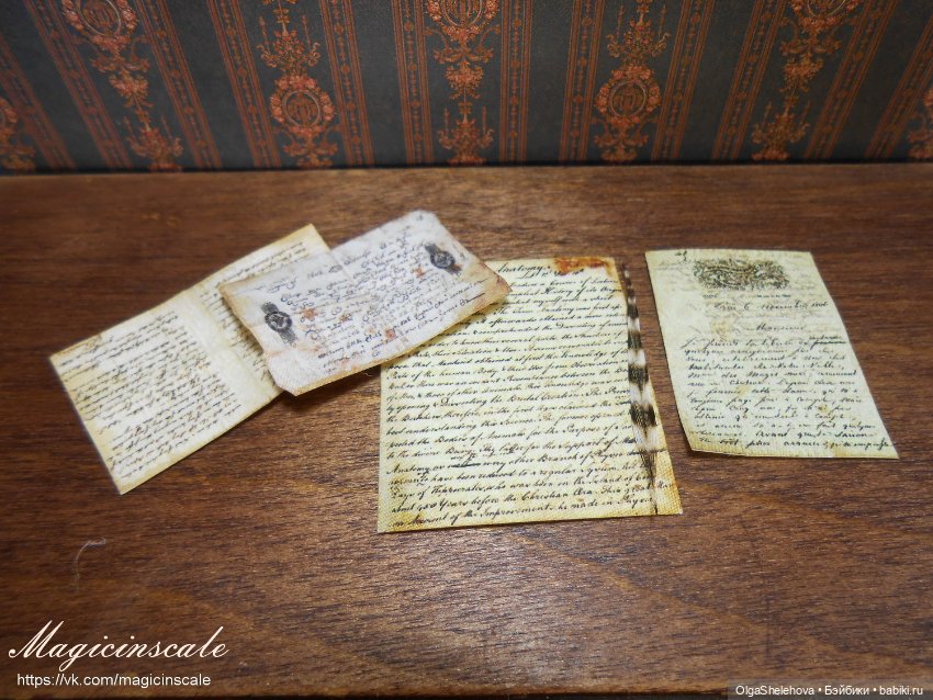 Кабинет в стиле 19 века — Мебель для кукол и домиков: фото