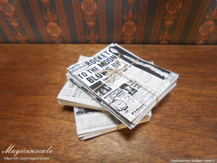 Кабинет в стиле 19 века — Мебель для кукол и домиков: фото