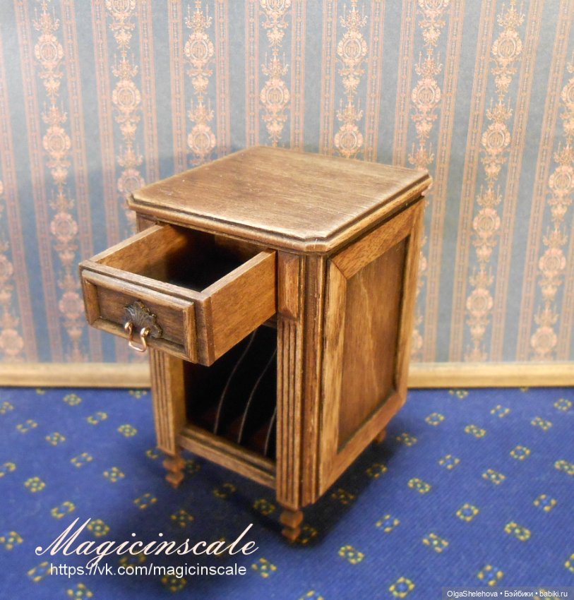 Кабинет в стиле 19 века — Мебель для кукол и домиков: фото