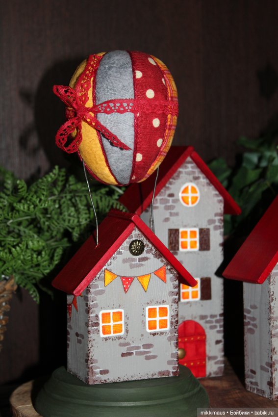 Домики и воздушный шар Глазуновой Анны (фото 3)