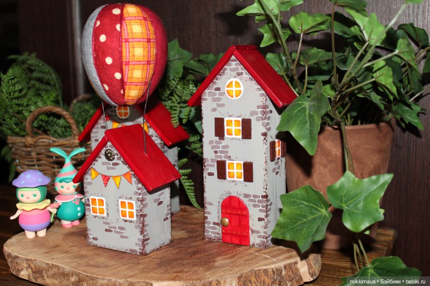 Домики и воздушный шар Глазуновой Анны (фото 9)