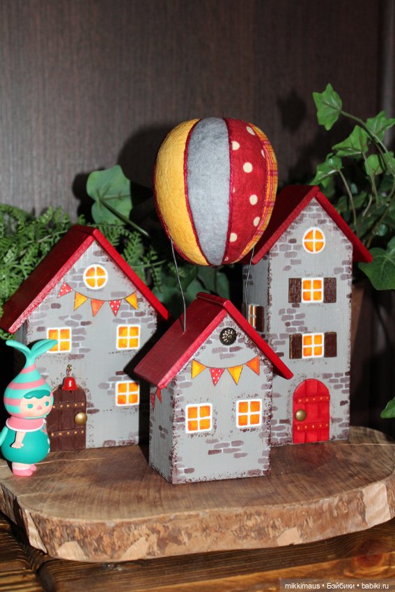 Домики и воздушный шар Глазуновой Анны (фото 6)