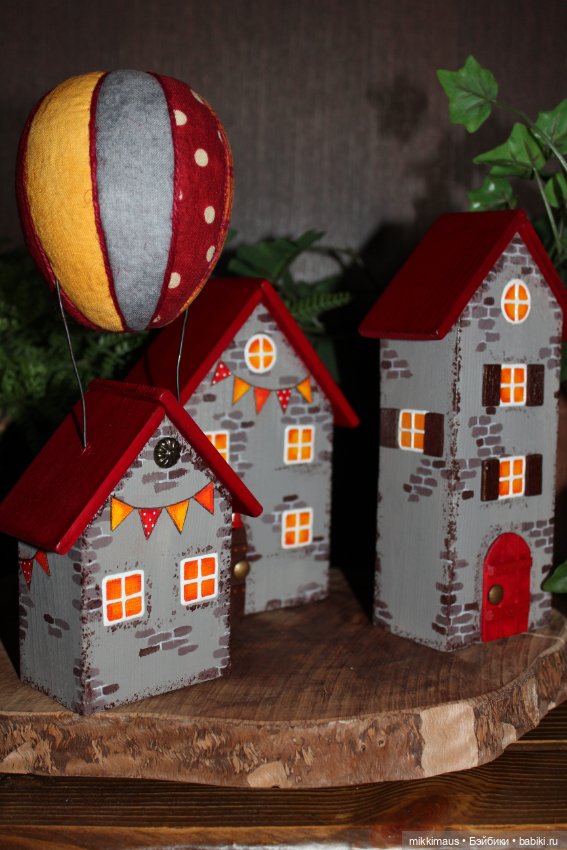 Домики и воздушный шар Глазуновой Анны (фото 10)