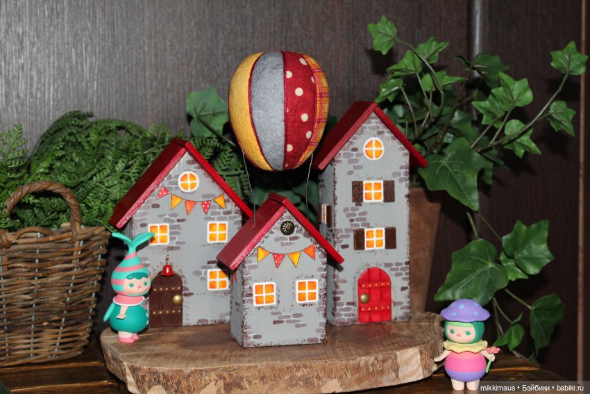 Домики и воздушный шар Глазуновой Анны (фото 7)