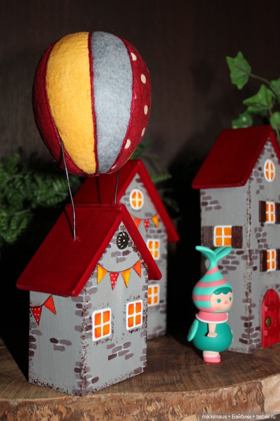 Домики и воздушный шар Глазуновой Анны (фото 5)