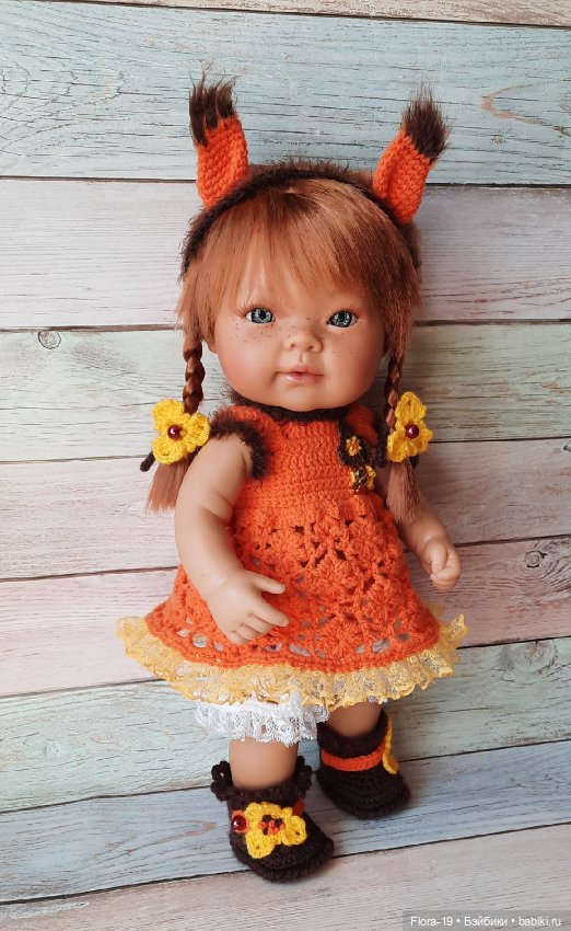 Комплект Белочка — Одежда и обувь для кукол своими руками: фото (фото 5)