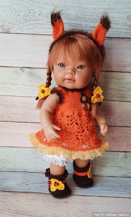 Комплект Белочка — Одежда и обувь для кукол своими руками: фото (фото 4)