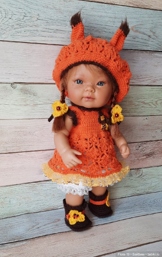 Комплект Белочка — Одежда и обувь для кукол своими руками: фото (фото 3)