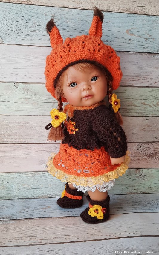 Комплект Белочка — Одежда и обувь для кукол своими руками: фото (фото 2)