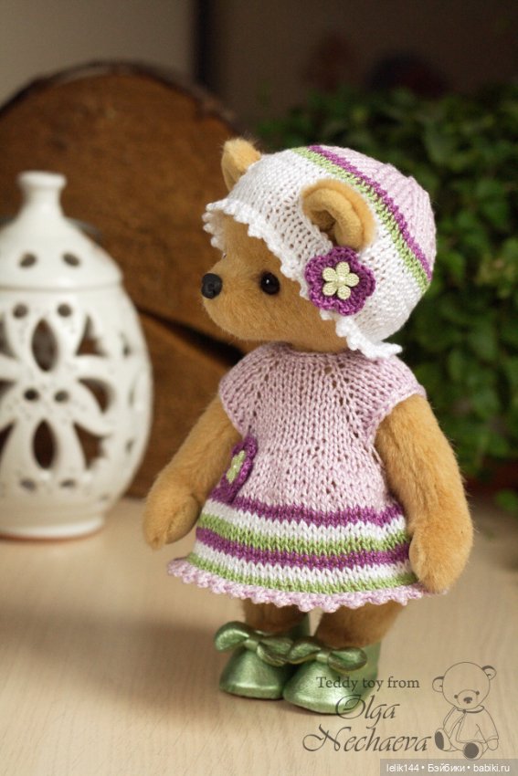 Тедди мишка Элла — Авторские мишки Тедди и друзья: фото (фото 4)