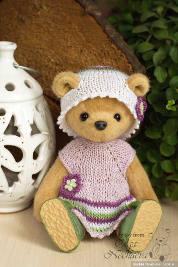 Тедди мишка Элла — Авторские мишки Тедди и друзья: фото (фото 2)