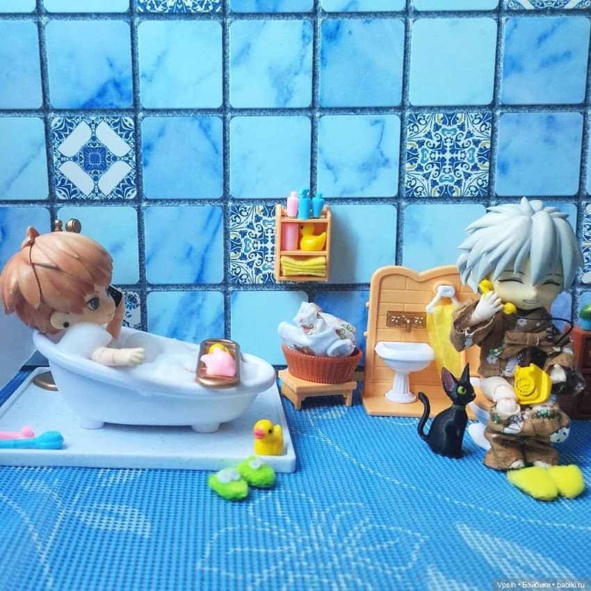 Ванная комната аналог Sylvanian Families (фото 5)