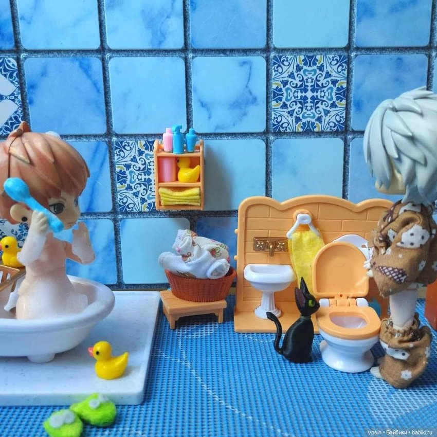Ванная комната аналог Sylvanian Families (фото 6)