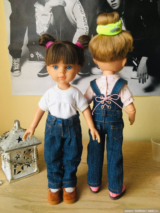 Джинсовое настроение — Одежда и обувь для кукол своими руками: фото (фото 5)